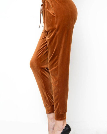 JK-A236 VELOUR JOGGERS