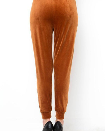 JK-A236 VELOUR JOGGERS