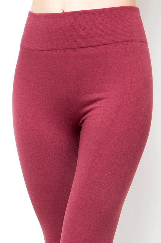 FL900 High Waist Fleece Leggings – Cozy Slim Fit