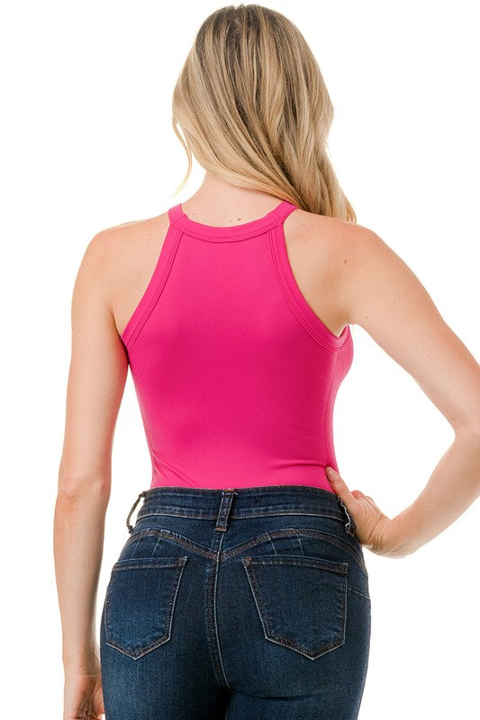 BST738 HALTER NECK BODYSUIT