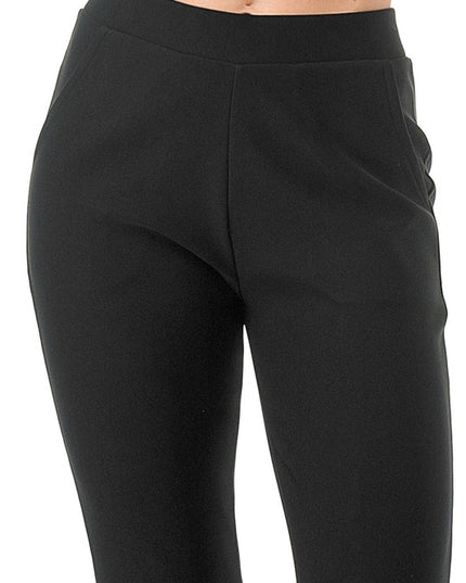 SCUP18X Plus Size Scuba Pants – High Waist Slim Fit Trousers