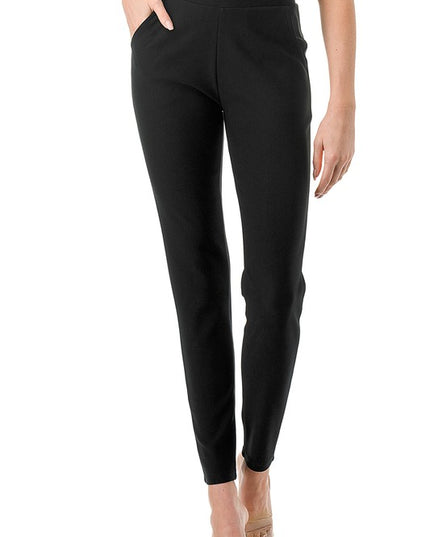 SCUP18X Plus Size Scuba Pants – High Waist Slim Fit Trousers