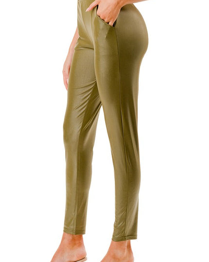PU18 Faux Leather Pants – Sleek Edgy Style