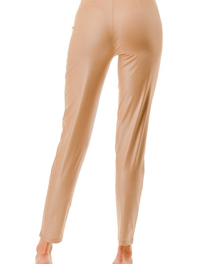 PU18 FAUX LEATHER PANTS