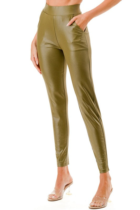 PU18 Faux Leather Pants – Sleek Edgy Style