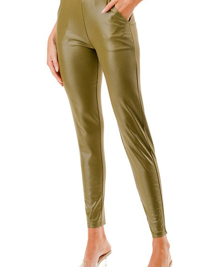 PU18 Faux Leather Pants – Sleek Edgy Style