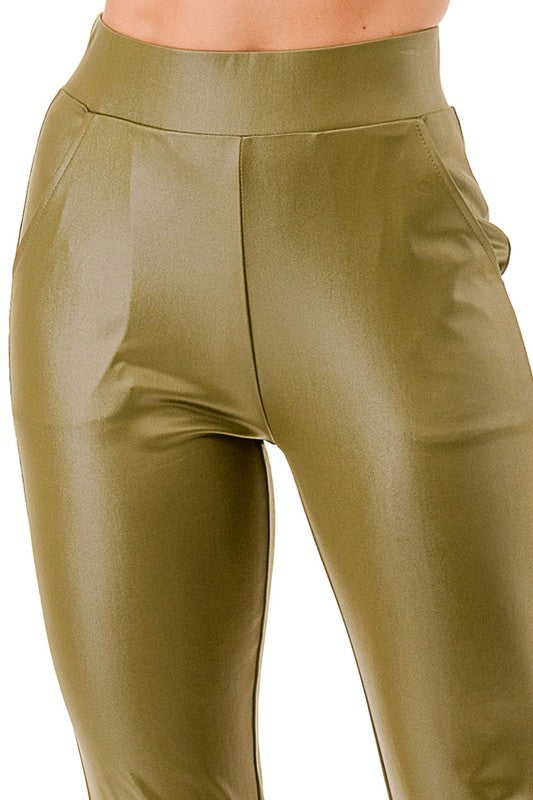 PU18 Faux Leather Pants – Sleek Edgy Style
