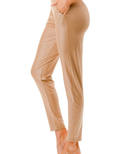 PU18 Faux Leather Pants – Sleek Edgy Style