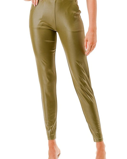 PU18 Faux Leather Pants – Sleek Edgy Style