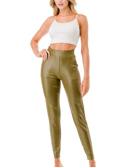 PU18 Faux Leather Pants – Sleek Edgy Style