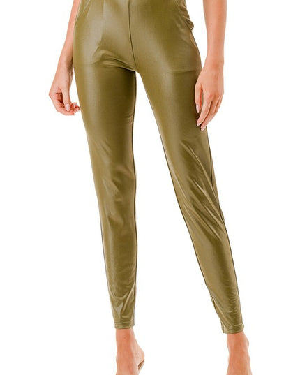 PU18 Faux Leather Pants – Sleek Edgy Style