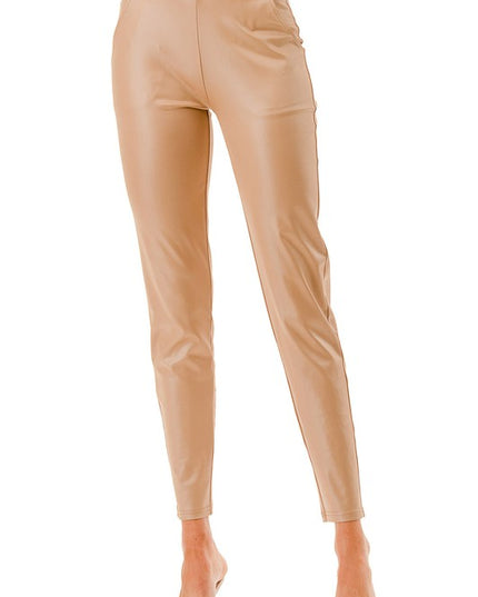 PU18 Faux Leather Pants – Sleek Edgy Style