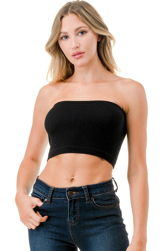 315 TUBE BRA RIBBED TUBE TOP