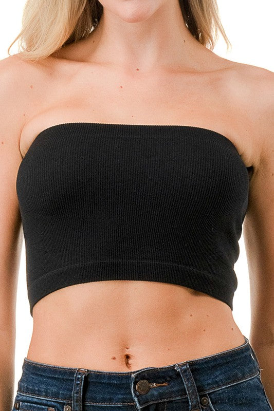 315 TUBE BRA RIBBED TUBE TOP