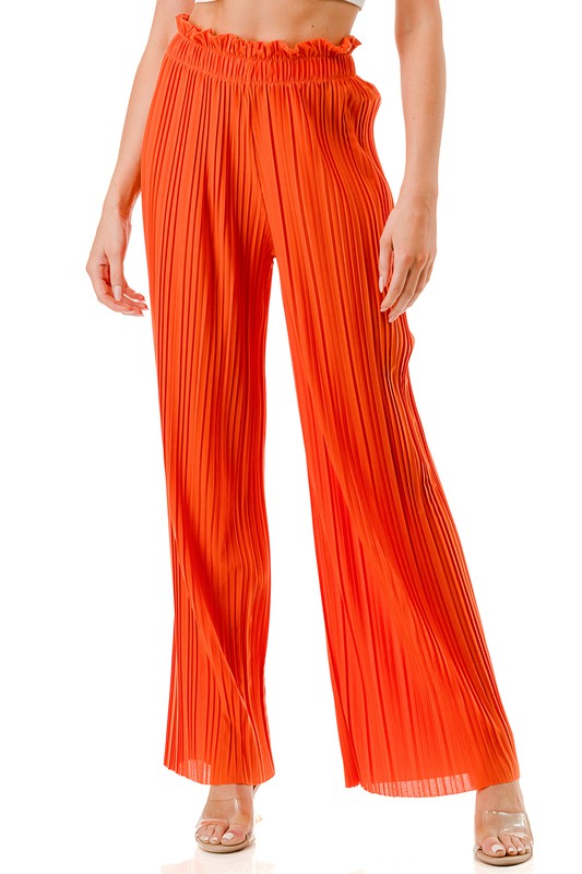 PB901 PLEATED PAPER BAG PANTS