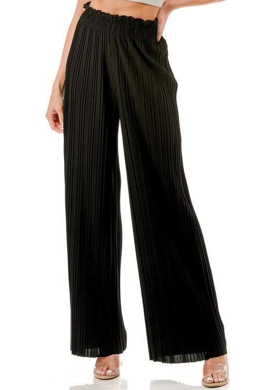 PB901 PLEATED PAPER BAG PANTS