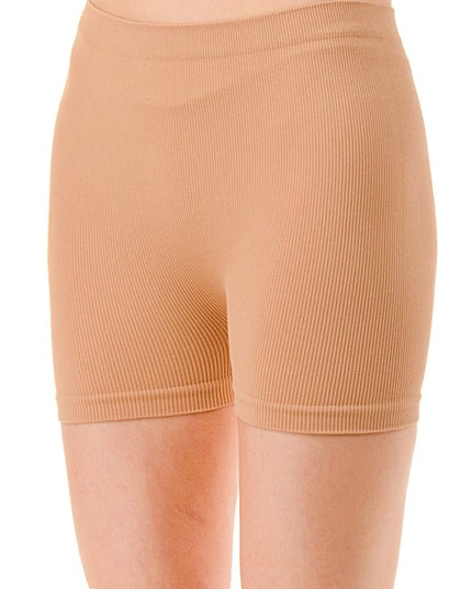 R11 SOLID RIBBED BASIC SHORTS