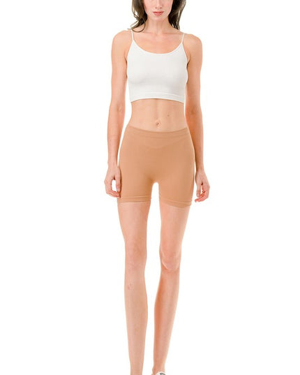 R11 SOLID RIBBED BASIC SHORTS