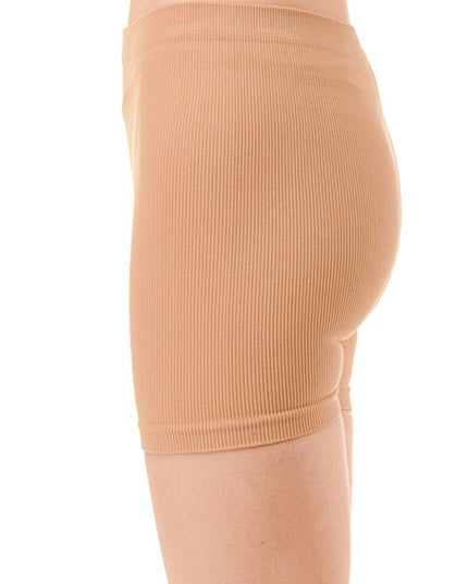 R11 SOLID RIBBED BASIC SHORTS