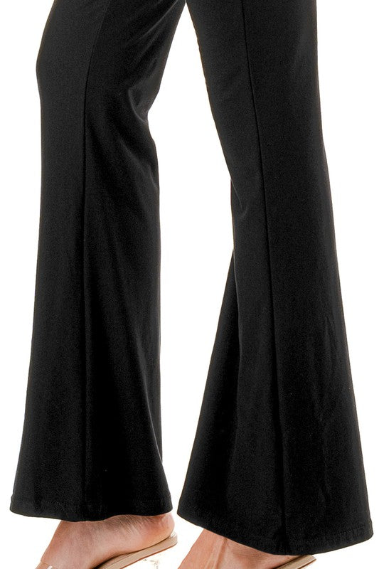 YPWL SOLID WIDE LEG PANTS