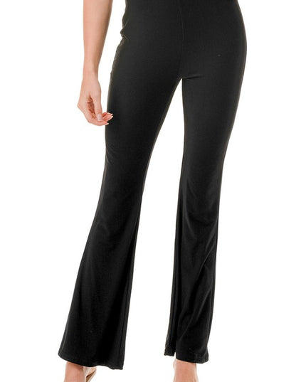 YPWL SOLID WIDE LEG PANTS