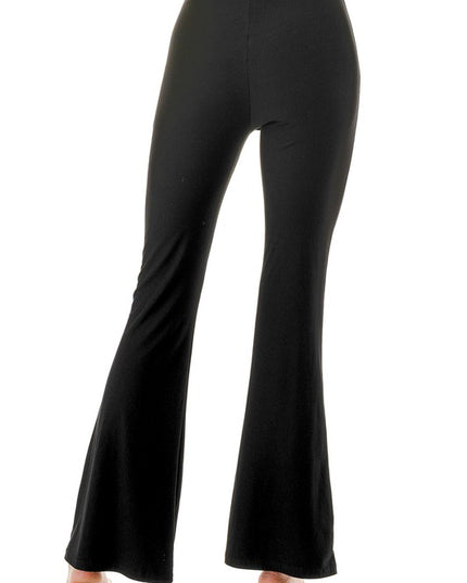 YPWL SOLID WIDE LEG PANTS