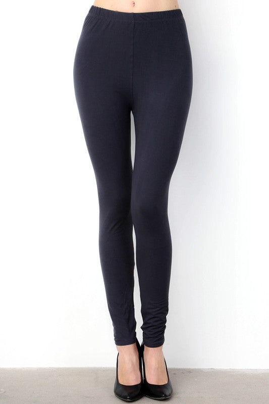 P01 SOLID BRUSHED FULL LEGGINGS