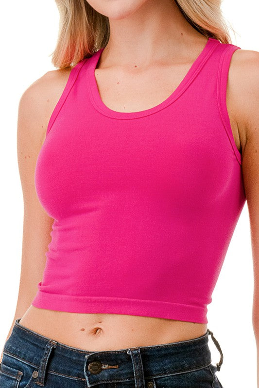 NT81 Seamless Crop Tank Top – Essential Layering Basic