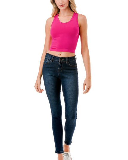 NT81 Seamless Crop Tank Top – Essential Layering Basic