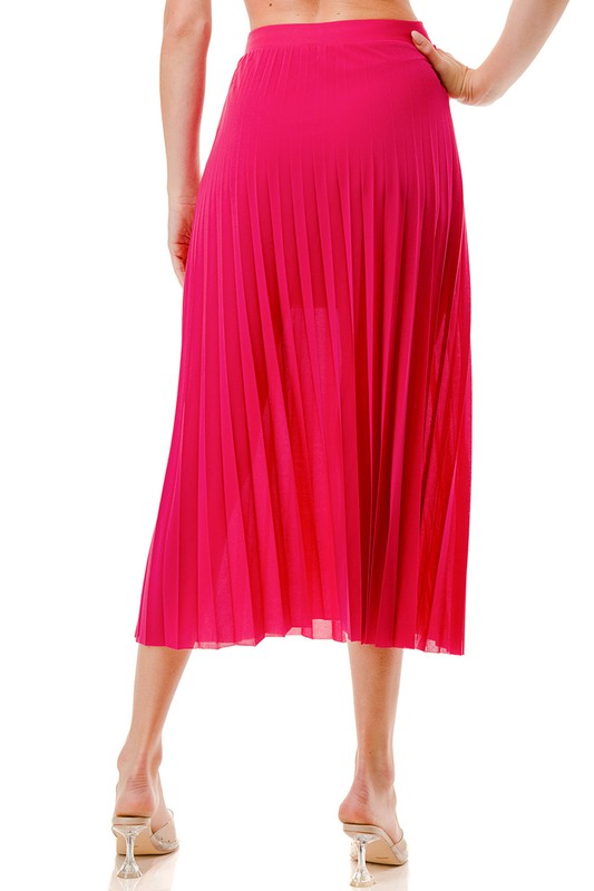 SK906 PLEATED SKIRT