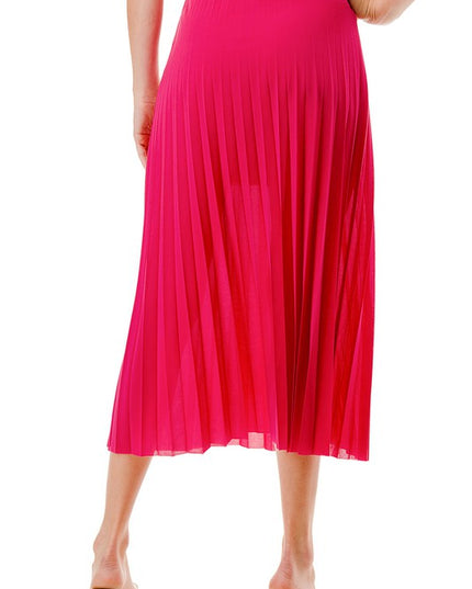 SK906 PLEATED SKIRT