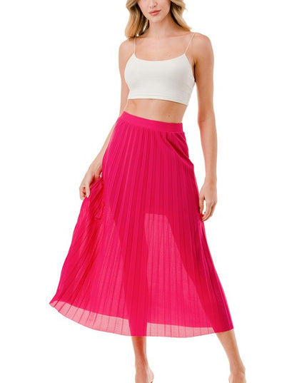 SK906 PLEATED SKIRT
