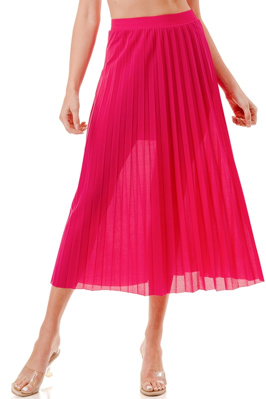SK906 PLEATED SKIRT