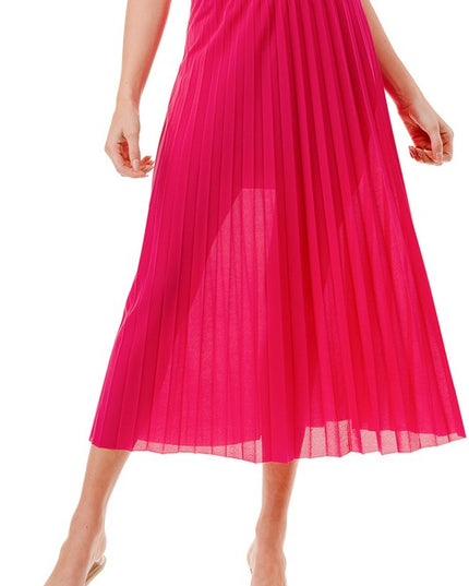 SK906 PLEATED SKIRT