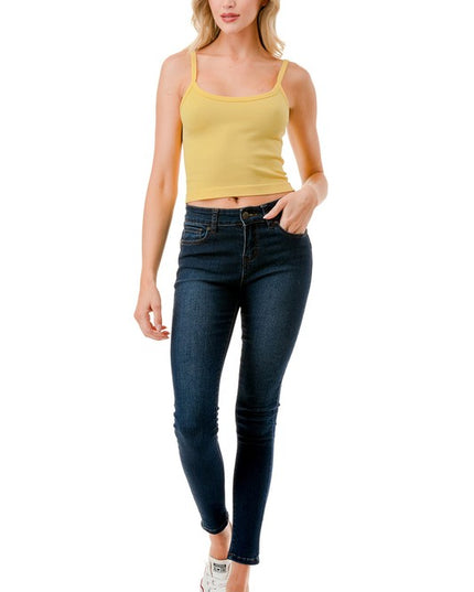 NT89 CAMI CROP TANK TOP