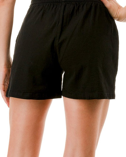 LINEN-02S LINEN DRAWSTRING SHORTS
