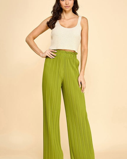 PB901 PLEATED PAPER BAG PANTS
