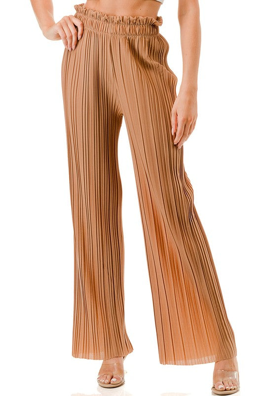 PB901 PLEATED PAPER BAG PANTS