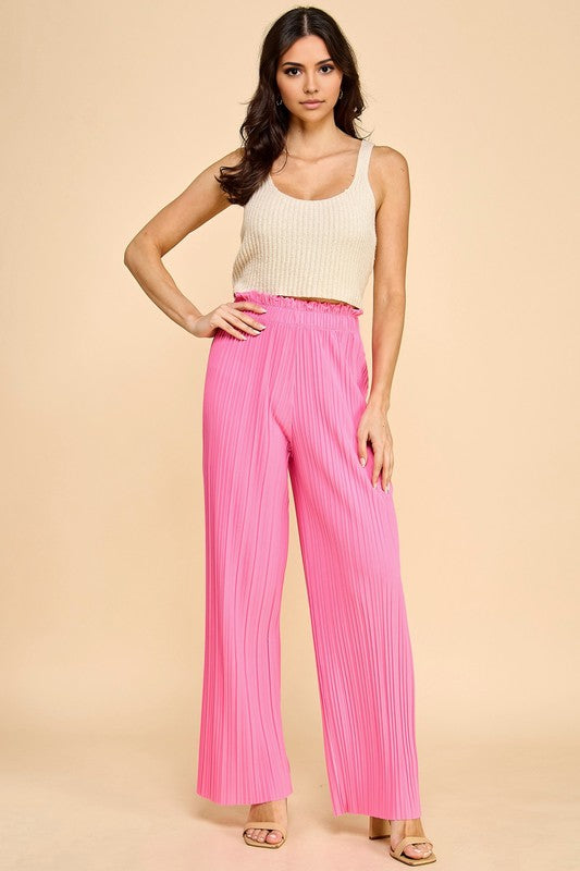 PB901 PLEATED PAPER BAG PANTS