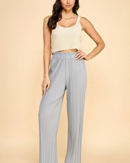 PB901 PLEATED PAPER BAG PANTS