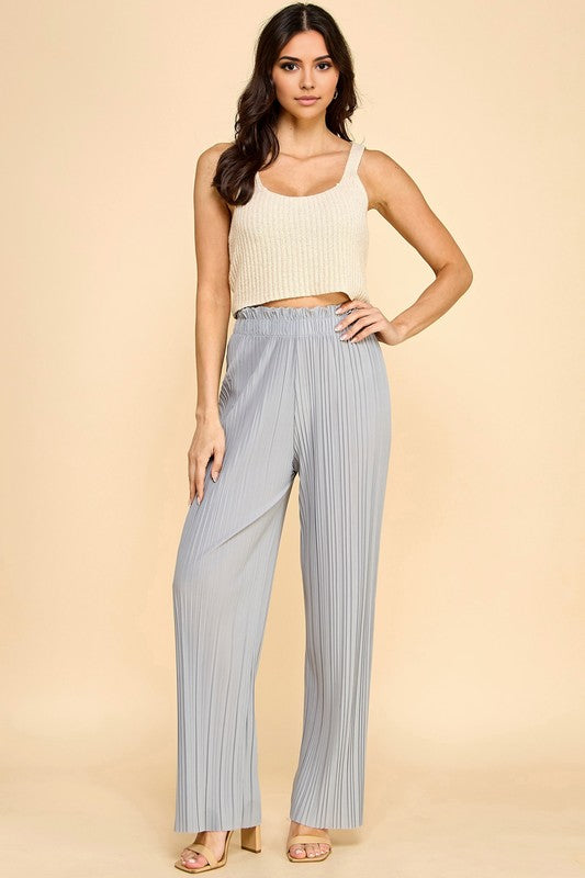 PB901 PLEATED PAPER BAG PANTS
