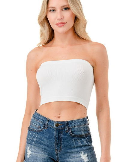 315 TUBE BRA RIBBED TUBE TOP