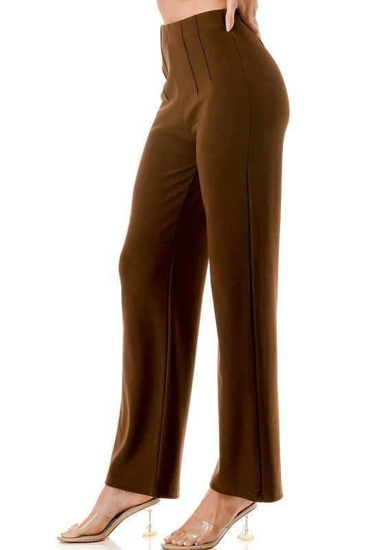 YC105-PLUS SIZE PLEATED DRESS PANTS