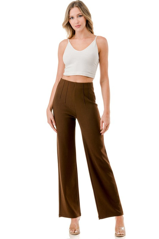 YC105-PLUS SIZE PLEATED DRESS PANTS