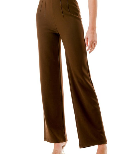 YC105-PLUS SIZE PLEATED DRESS PANTS