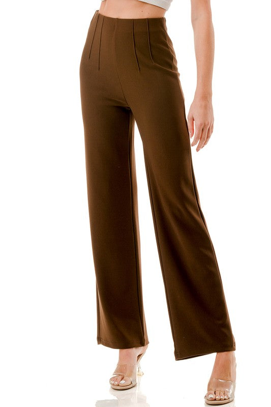 YC105-PLUS SIZE PLEATED DRESS PANTS