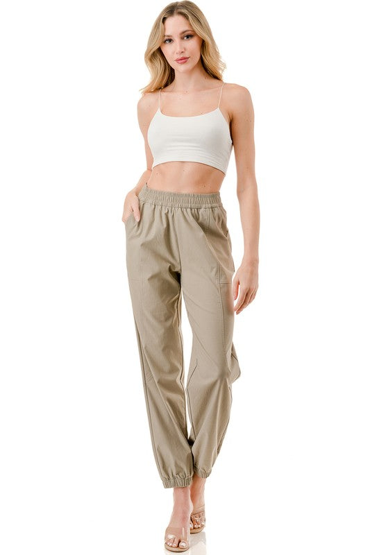YI110 WOVEN CARGO JOGGER PANTS