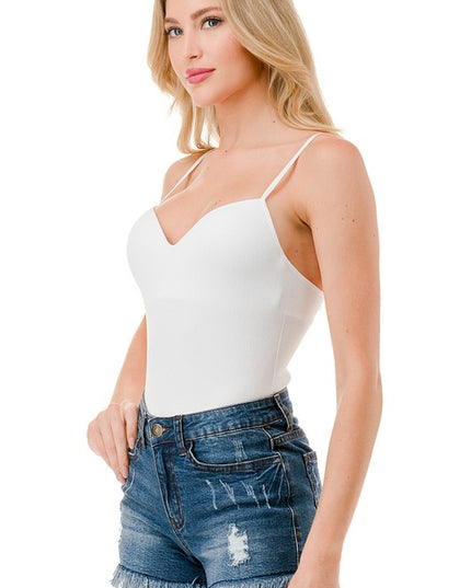 BST08 SEAMLESS CAMI BODYSUIT SHAPEWEAR
