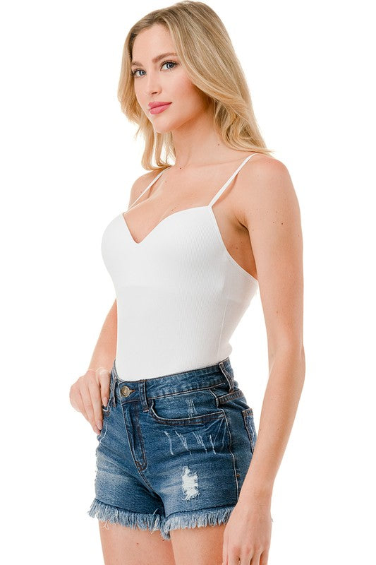 BST08 SEAMLESS CAMI BODYSUIT SHAPEWEAR