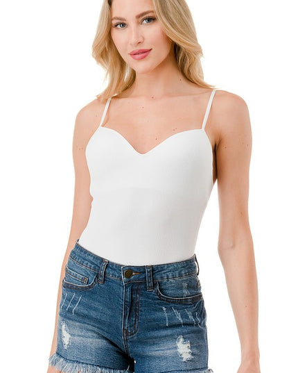 BST08 SEAMLESS CAMI BODYSUIT SHAPEWEAR